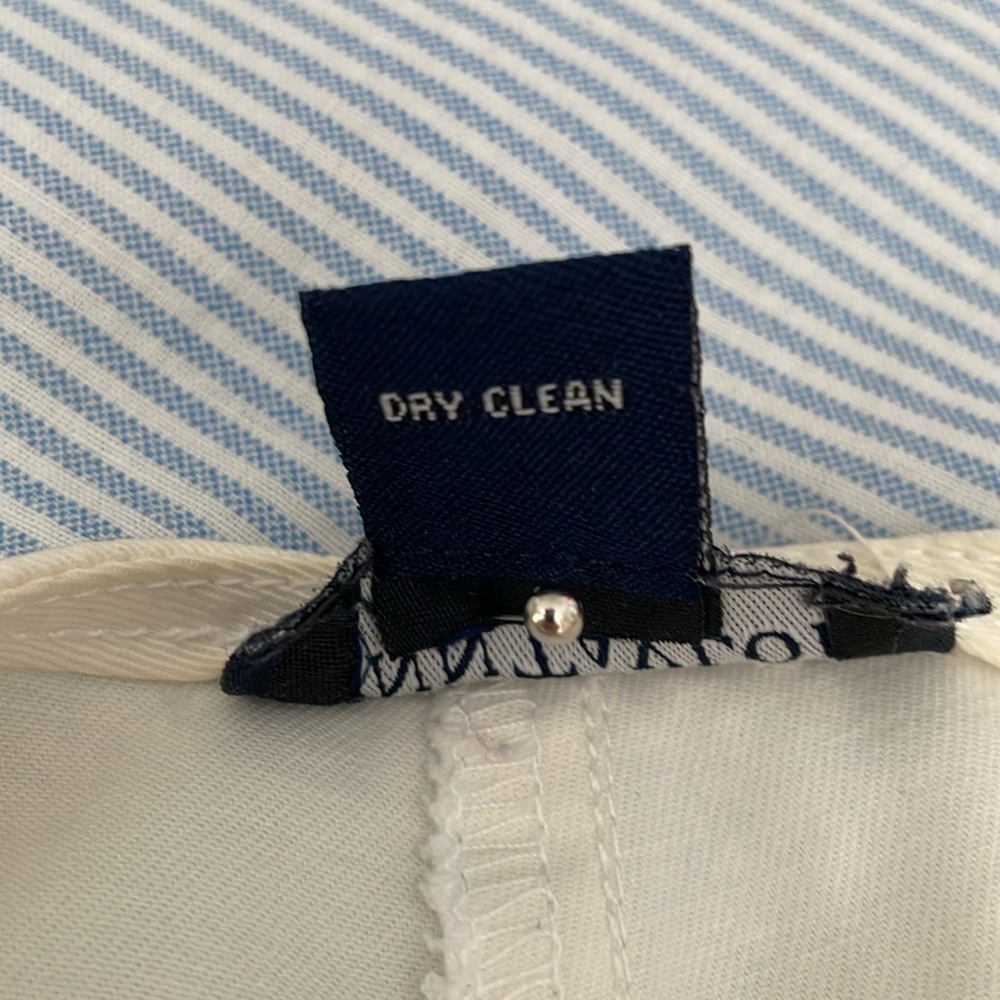 Ann Taylor White stretch chinos size 8P - Picture 4 of 13